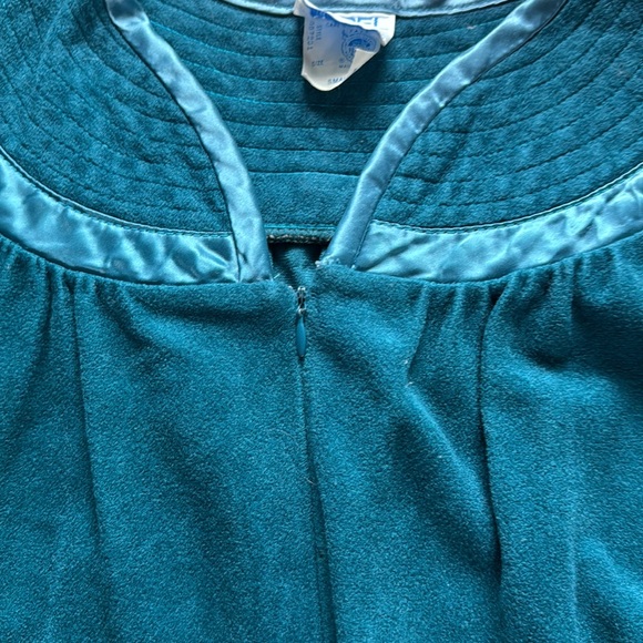 Appel Vintage 3/4 Zip Robe Teal Small - Picture 5 of 7
